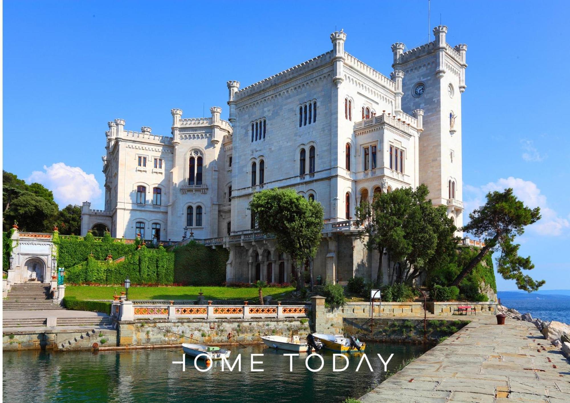 그리나노 Ht - Loft Al Castello Di Miramare Con Vista 아파트 외부 사진